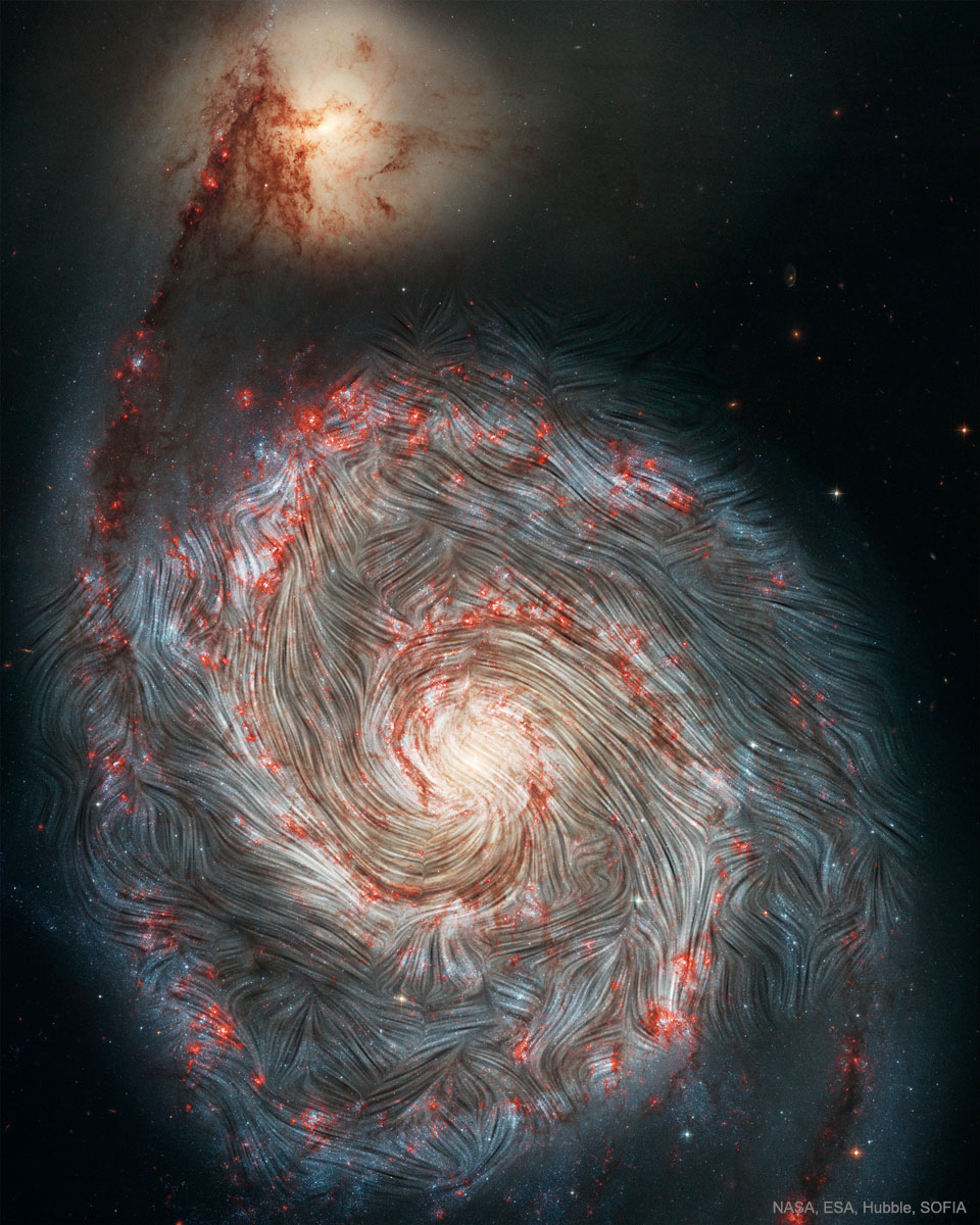 The Magnetic Field of the Whirlpool Galaxy 